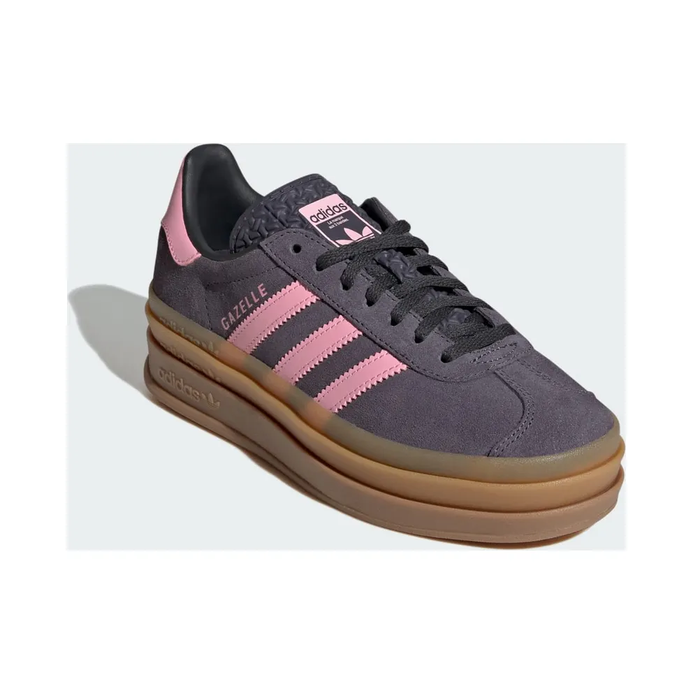 Adidas Gazelle Bold Aurora Onix / Bliss Pink / Carbon (IH6459)