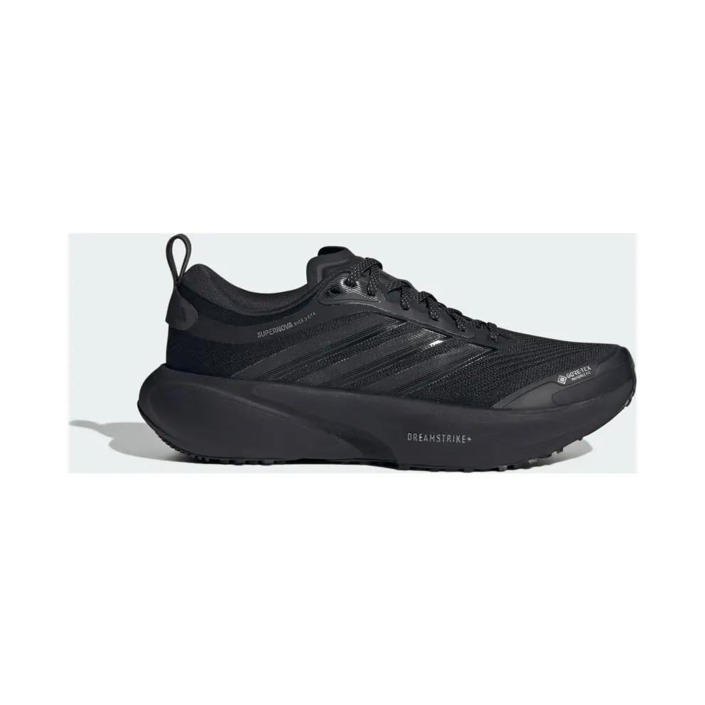 Adidas SUPERNOVA RISE 3 GTX Running Shoes Core Black / Core Black / Tech Grey Metallic (KI3136)