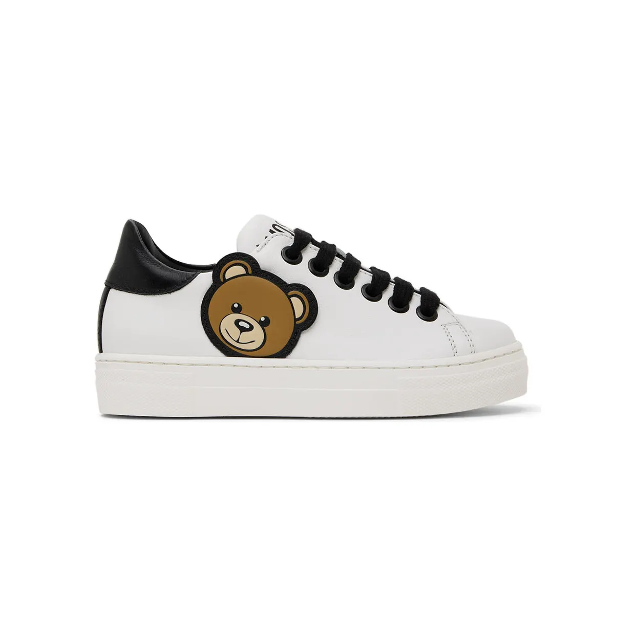 Moschino Kids White Teddy Sneakers (71775)