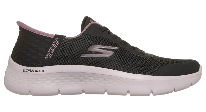 Skechers Slip-ins: GO Walk Flex “Grand Entry Black / Mauve” (124836BKMV)
