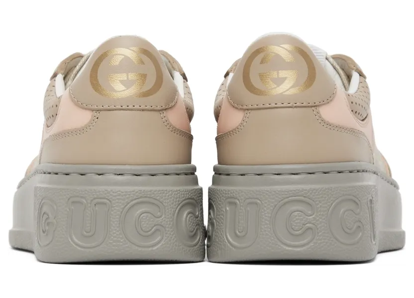 Gucci Taupe GG Sneakers (700775 UPG90) (2)