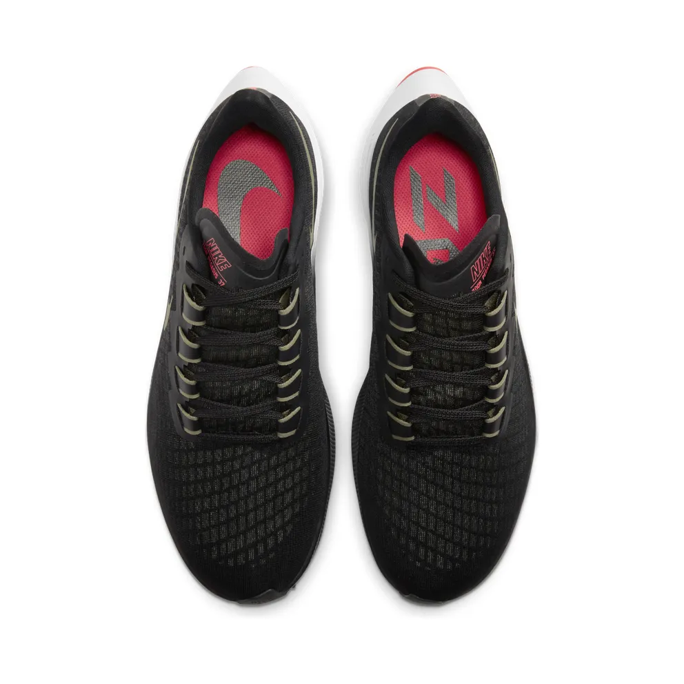 Nike Air Zoom Pegasus 37 Black Olive Aura Black/Olive Aura-Laser Crimson-Medium Olive (BQ9646-004)