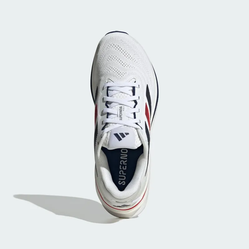 adidas Supernova Rise 2 Cloud White Dark Blue Pure Ruby (JQ0524)