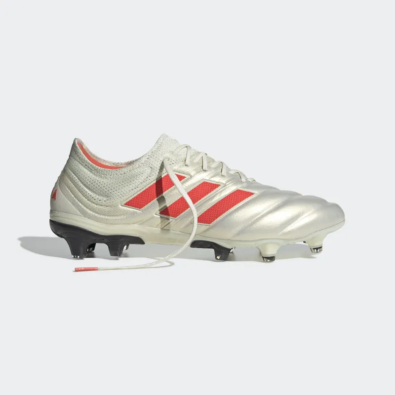 adidas Copa 19.1 Firm Ground Cleat Off White Solar Red Off White/Solar Red/Core Black (BB9185)