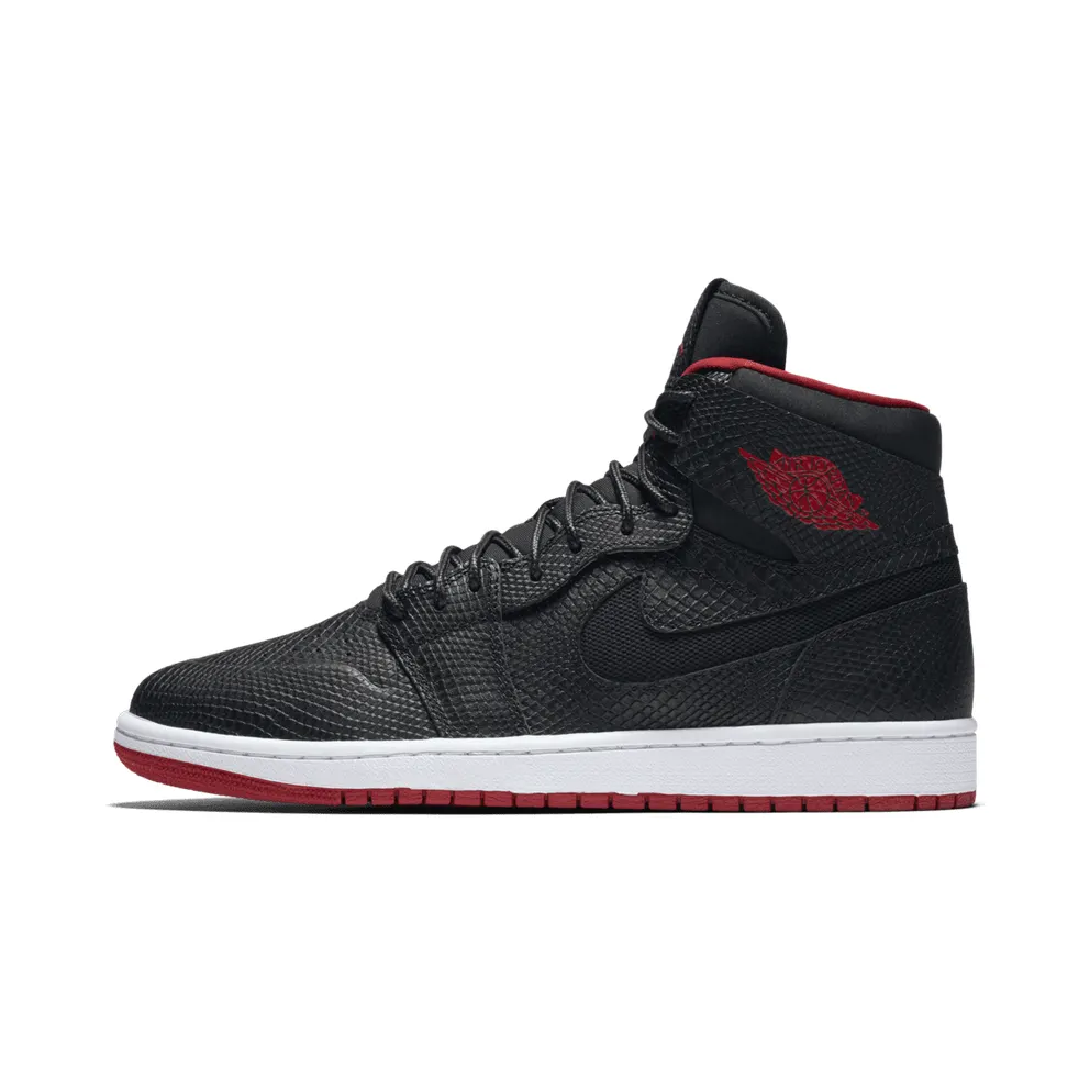 Jordan 1 Retro Nouveau Snakeskin Black/Gym Red-White (819176-001)