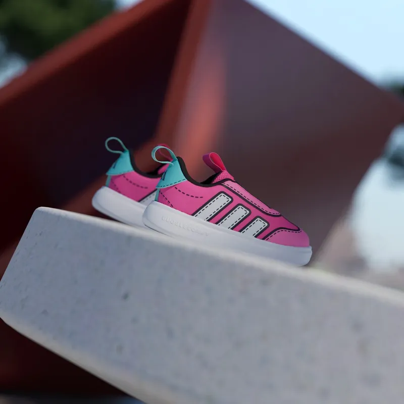 adidas Bubblecomfy Lucid Pink White Flash Aqua (JS0126)