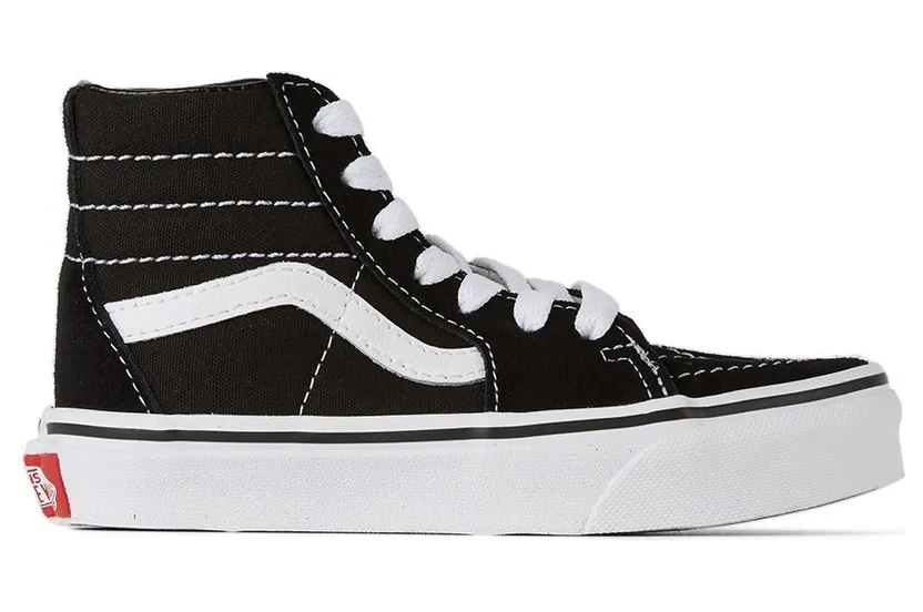 Vans Kids Black & White Sk8-Hi Sneakers (K VN000D5F6BT)