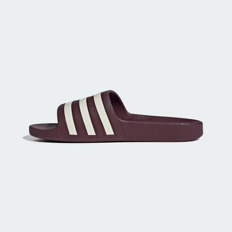 Adidas Adilette Aqua Slides Maroon / Off White / Off White (KJ7353)
