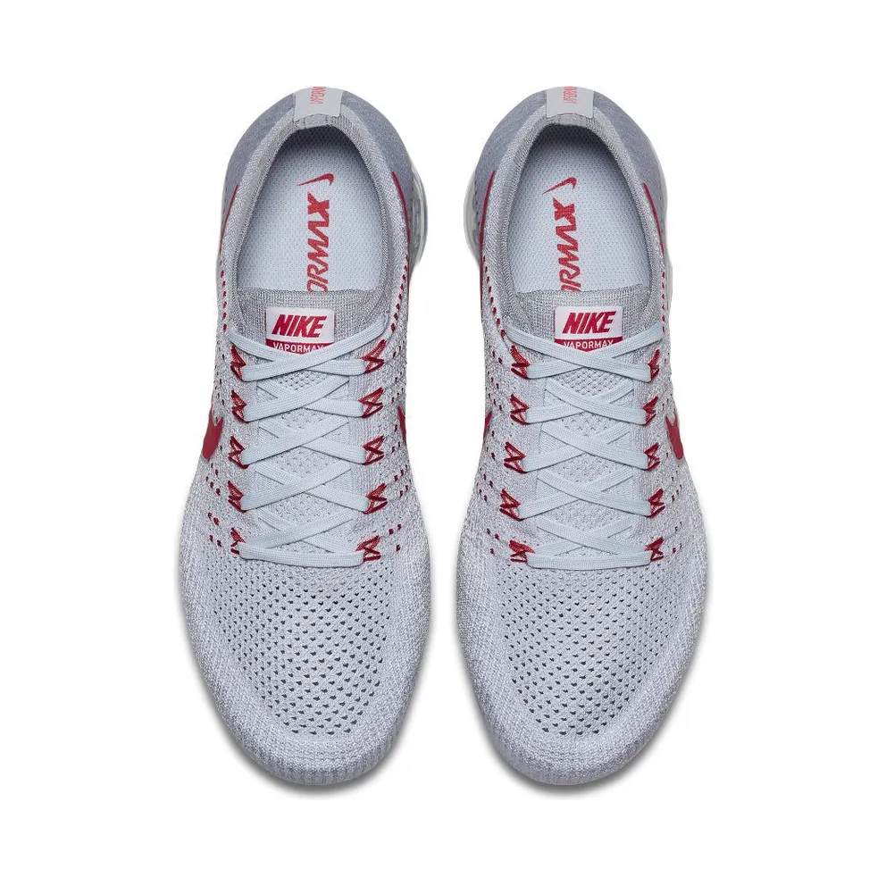 Nike Air VaporMax OG Pure Platinum/University Red-Wolf Grey (849558-006)