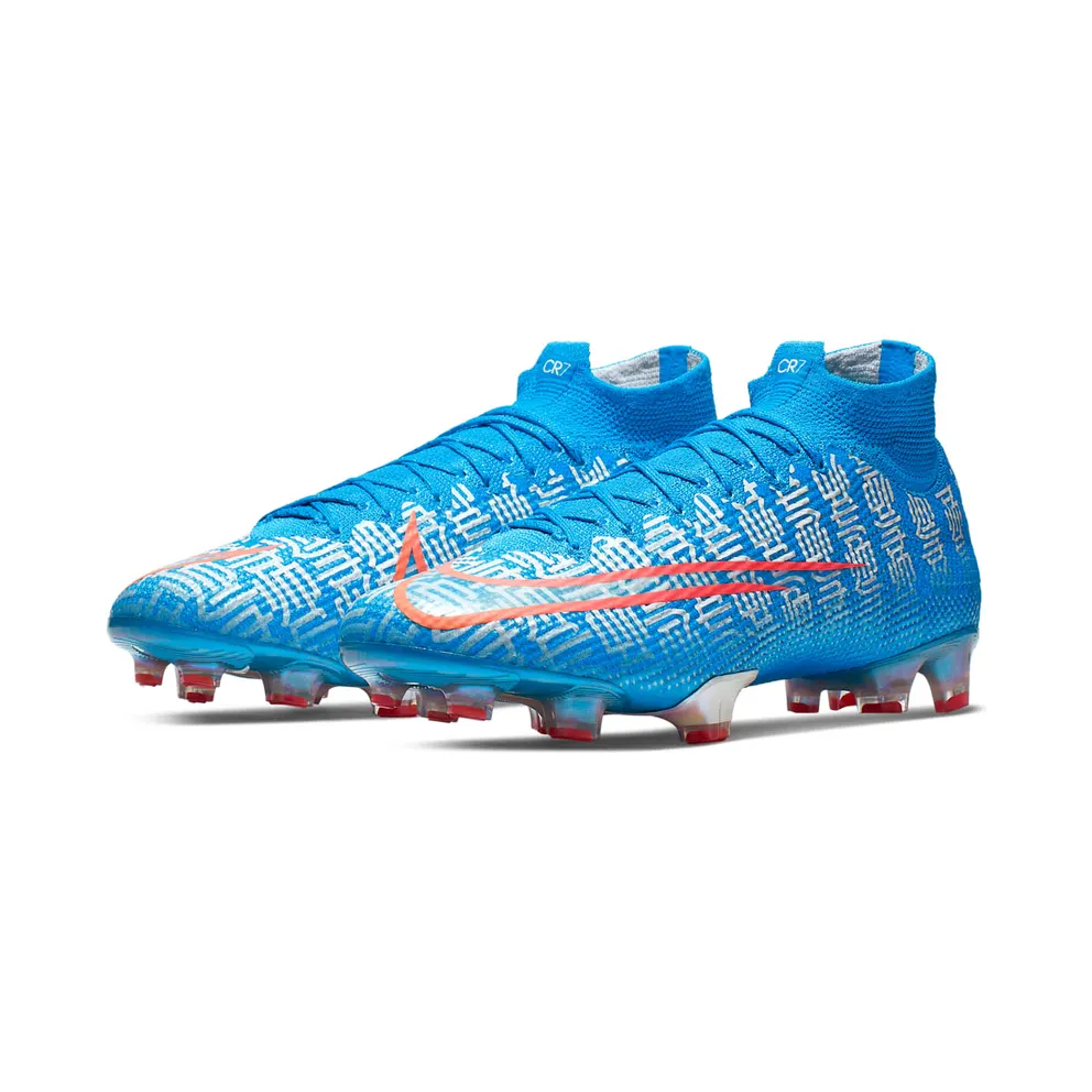 Nike Mercurial Superfly 7 Elite CR7 FG Blue Hero Total Orange Blue Hero/Total Orange-White-Solar Red (CQ4901-468)
