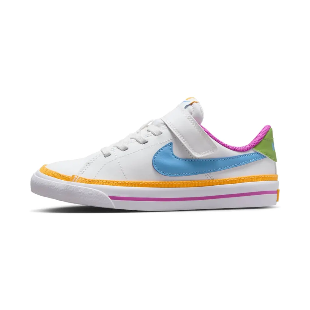 Nike Court Legacy Lift PS “White Multi-Color” (DA5381-123)