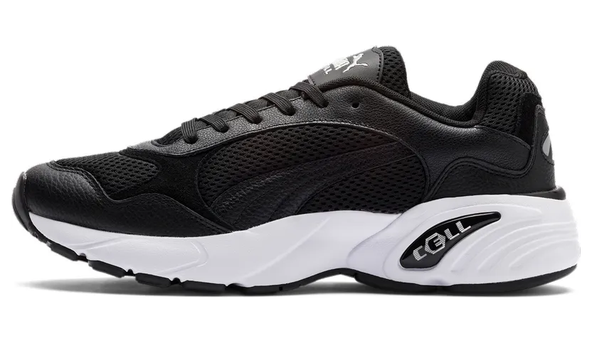 Puma CELL Viper leren Zwart/Wit/Zilver (370996-04)