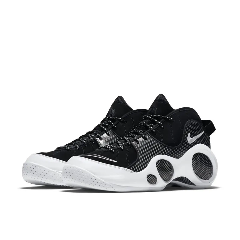 Nike Air Zoom Flight 95 Black Metallic Silver Black/Metallic Silver/White (806404-001)