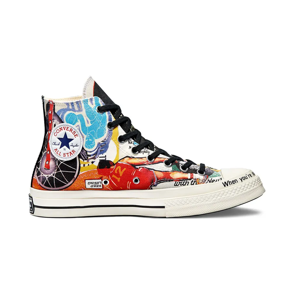 Converse Beat The World Chuck 70 High Top Egret/multi/Black (170680C)