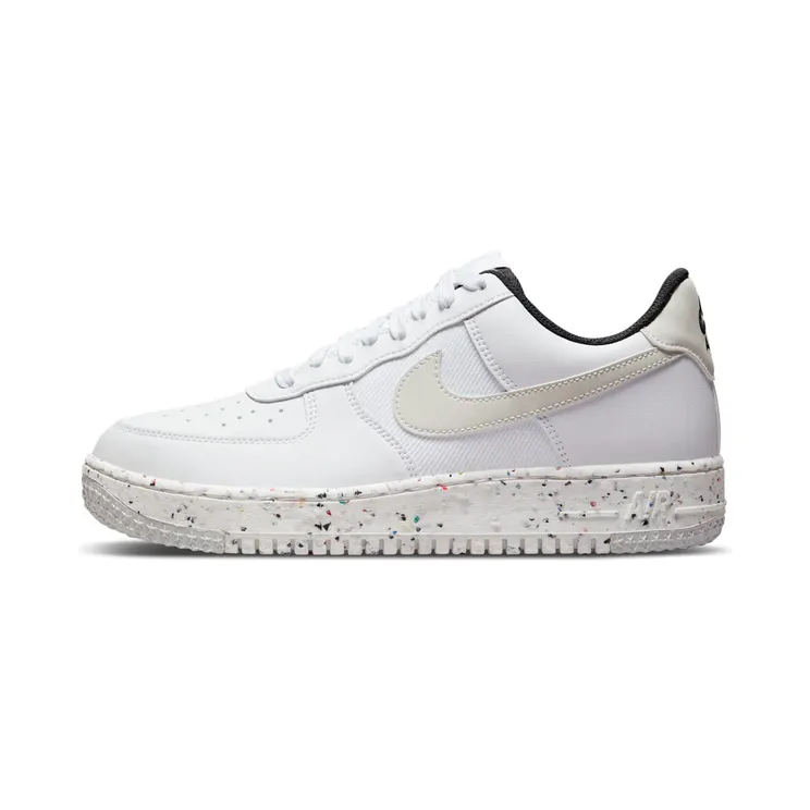 Nike Air Force 1 Crater Move To Zero “White / Volt / Black / Light Bone” (DH8083-100)