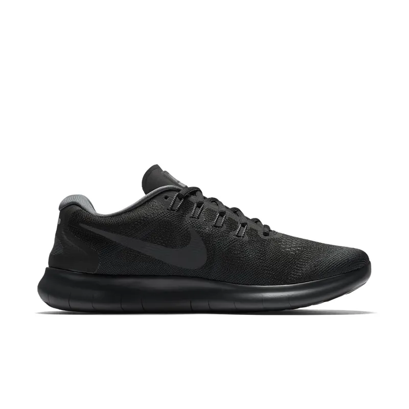 Nike Free RN 2017 Triple Black Black/White-Dark Grey-Anthracite (880839-003)