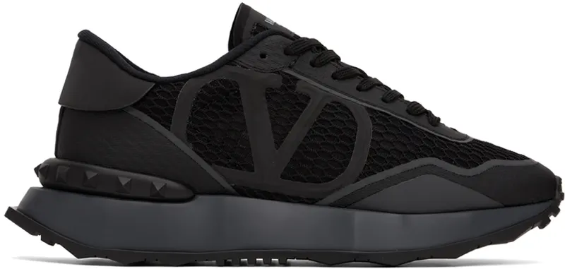 Valentino Garavani Black Netrunner Sneakers (1Y2S0F28XKL)