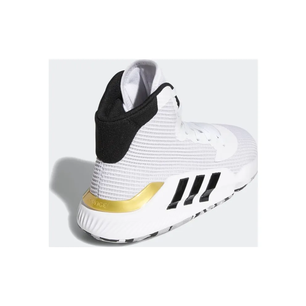 Adidas Pro Bounce 2019 ‘White Gold Metallic’ Cloud White/Core Black/Gold Metallic (EE3896)