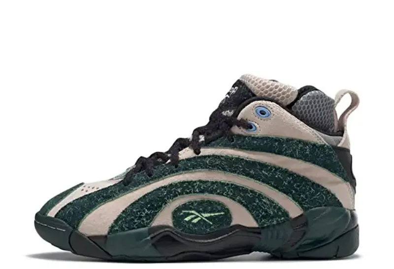 Reebok Braindead Shaqnosis Shoes Soft Ecru / Core Black / Dark Forest (GX9600)