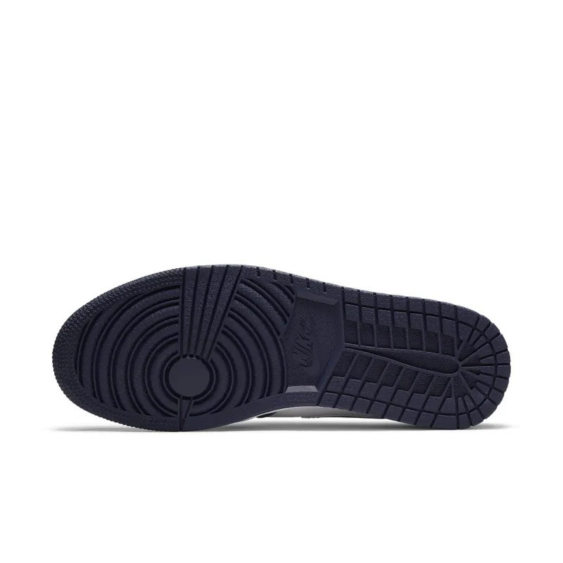 Jordan 1 Retro High COJP Midnight Navy (2020) White/Metallic Silver-Midnight Navy (DC1788-100)