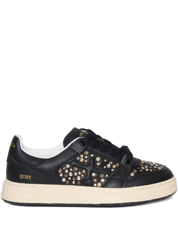 Premiata Quinn-D mit verziertem Detail – Black