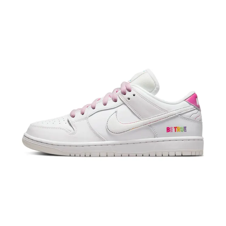 Nike SB Dunk Low Be True White – “White / Multi” (DR4876-100)