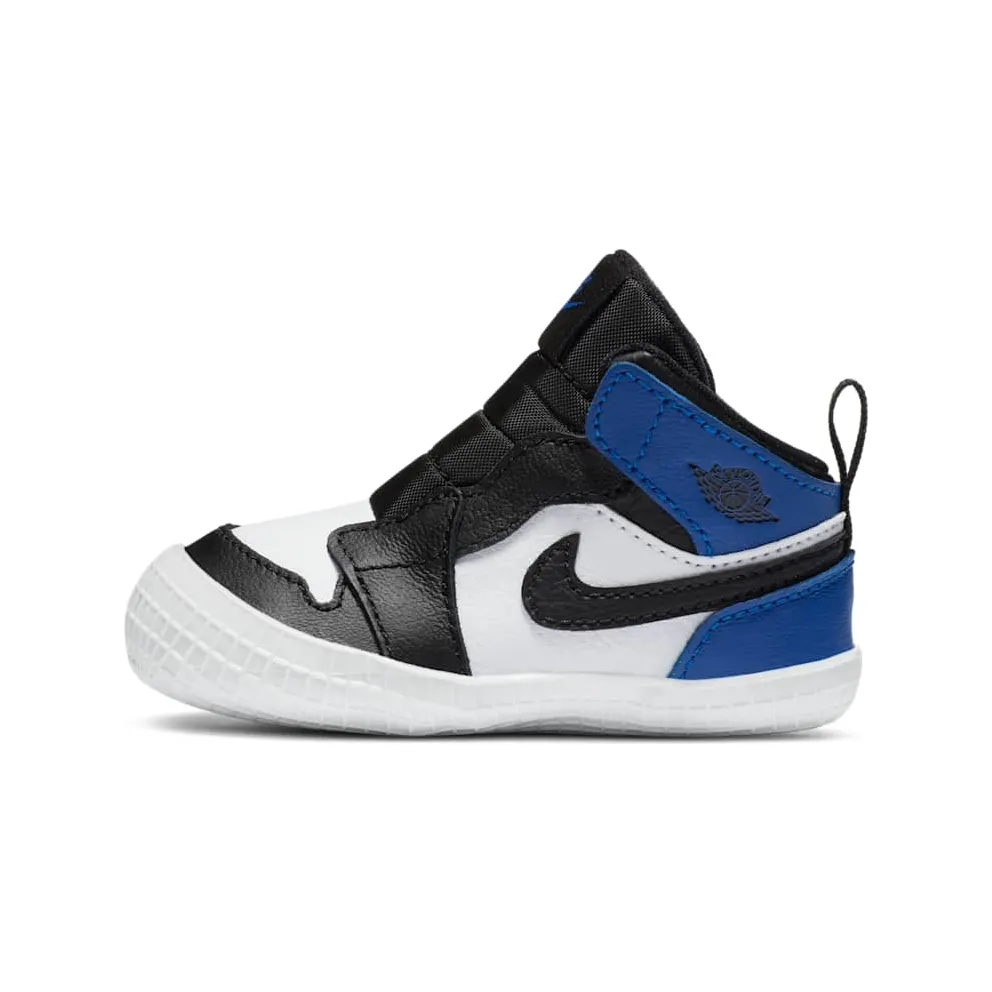 Jordan 1 Crib Bootie für Babys – Schwarz Schwarz (AT3745-040)