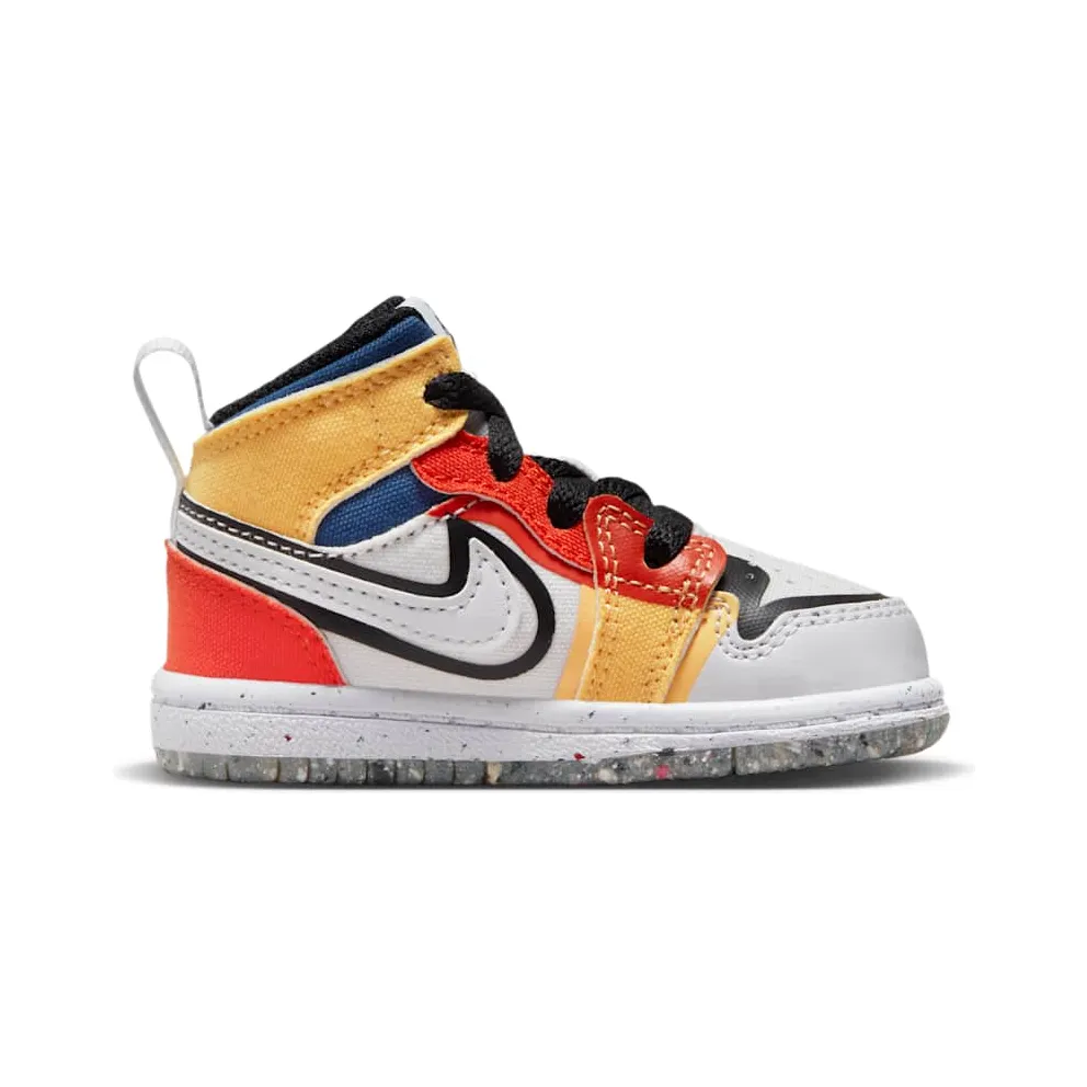 Jordan 1 Mid SE White Picante Red French Blue Black (DV1321-100)