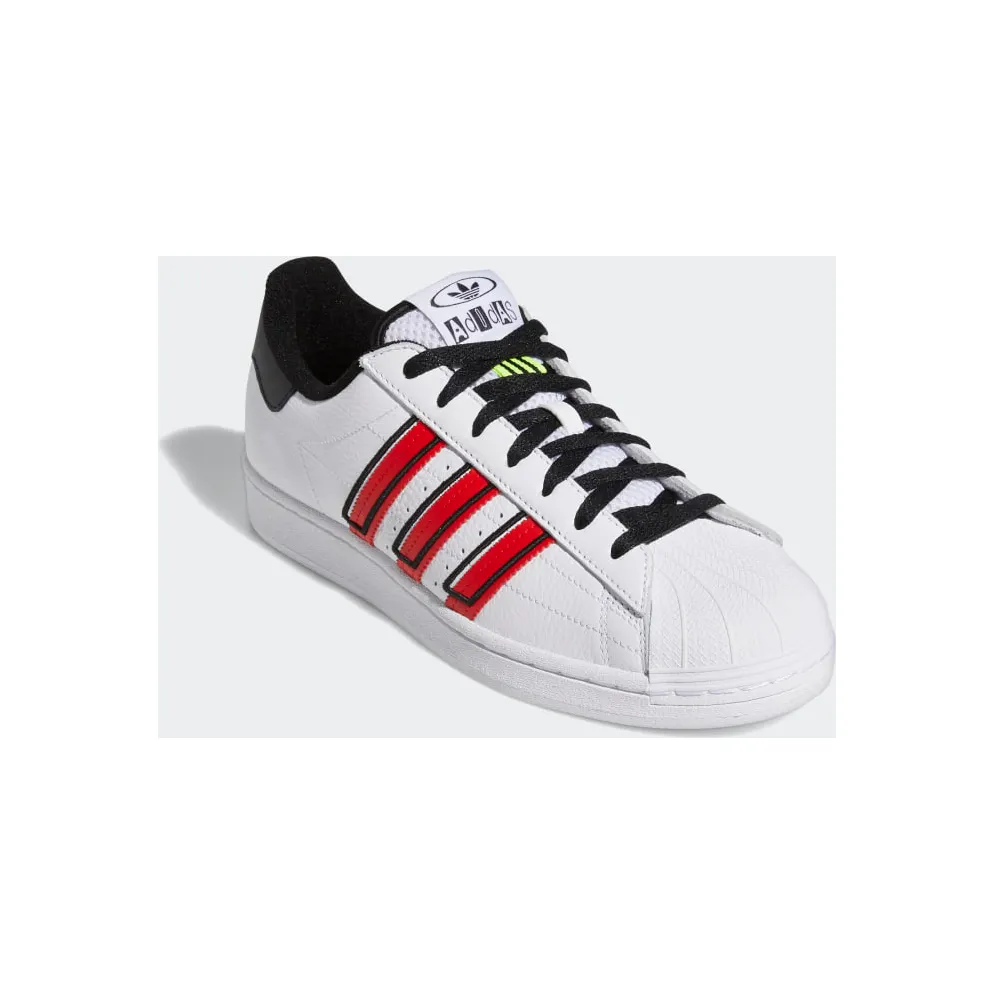 Adidas Superstar Cloud White / Vivid Red / Solar Yellow (GX6026)