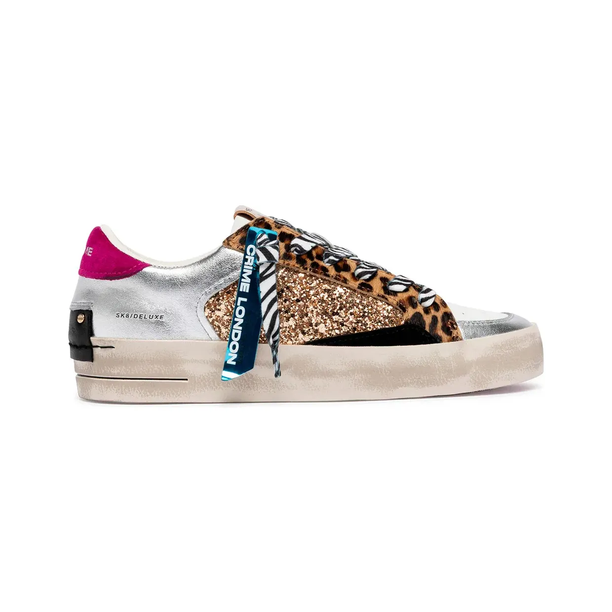 Crime London Sk8 Deluxe Electric Safari “Multicolor” (23107AA9)