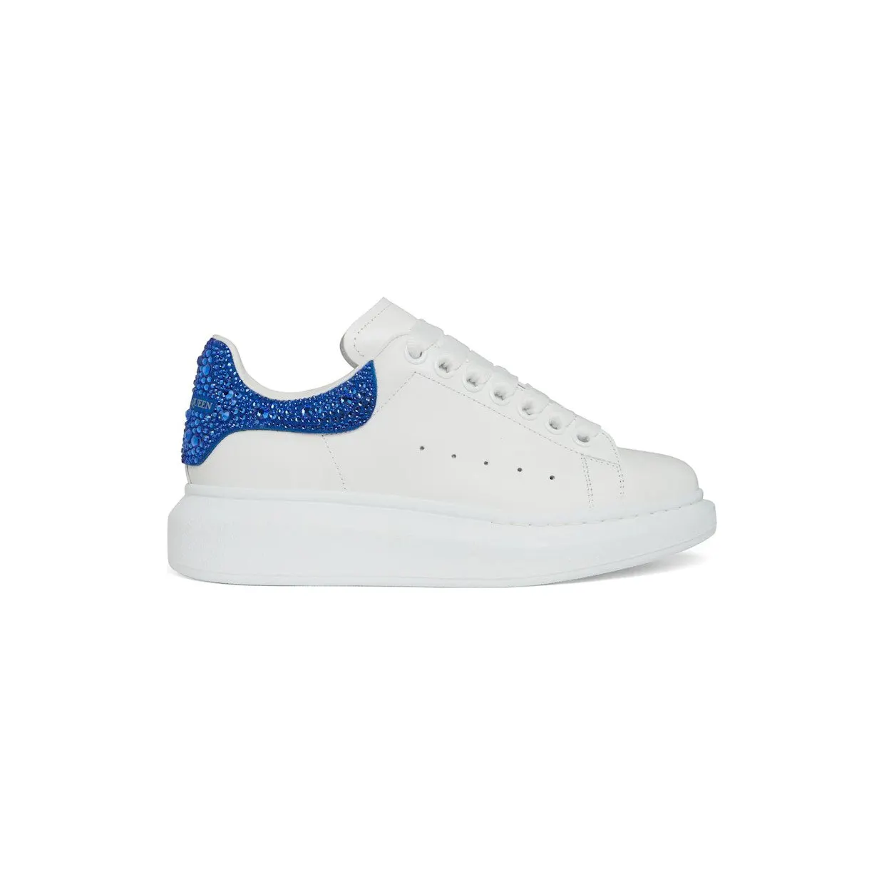 Alexander McQueen Oversized White Ultramarine Crystal (718243WIE999407)