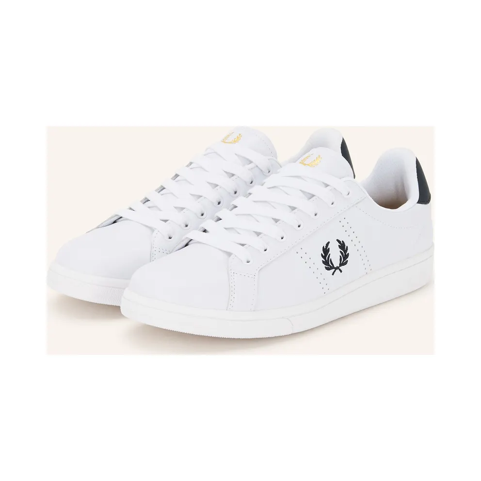 Fred Perry B721 Shoes B6312-567 White
