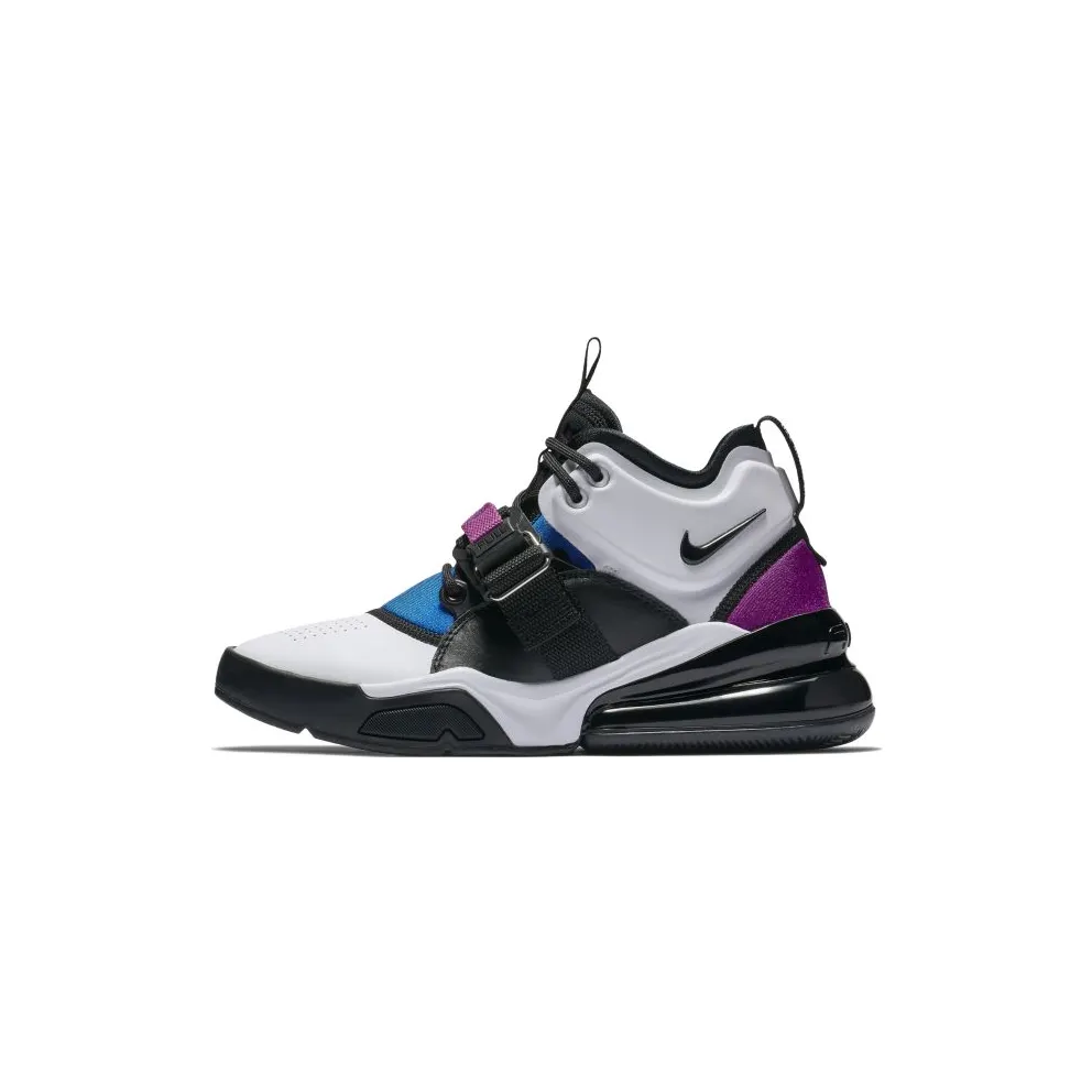 Nike Air Force 270 White Black Lyon Blue (GS) White/Black-Lyon Blue (AJ8208-102)