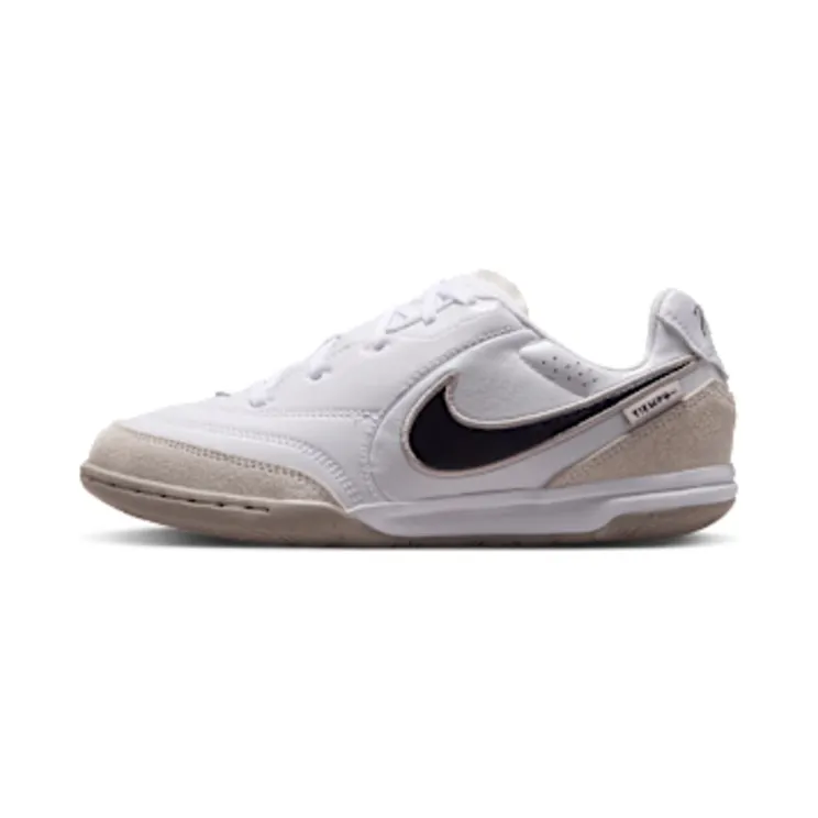 Nike Jr. Tiempo Streetgato ‘ Indoor/Court Low-Top “White/Moon Particle/Gridiron” (IB5039-101)