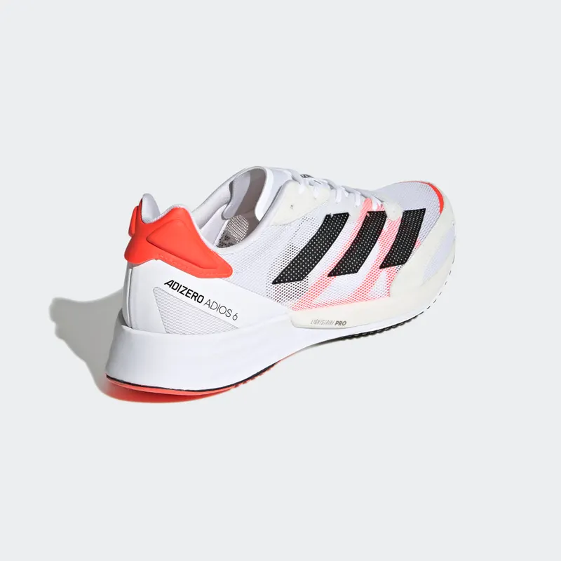 adidas Adizero Adios 6 Cloud White / Core Black / Solar Red (FY4073)