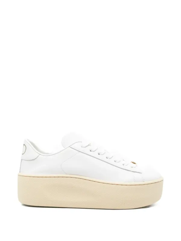 Valentino Garavani Sneakers with logoplakkaat and plateauzool – White (WS0PA8BYA)