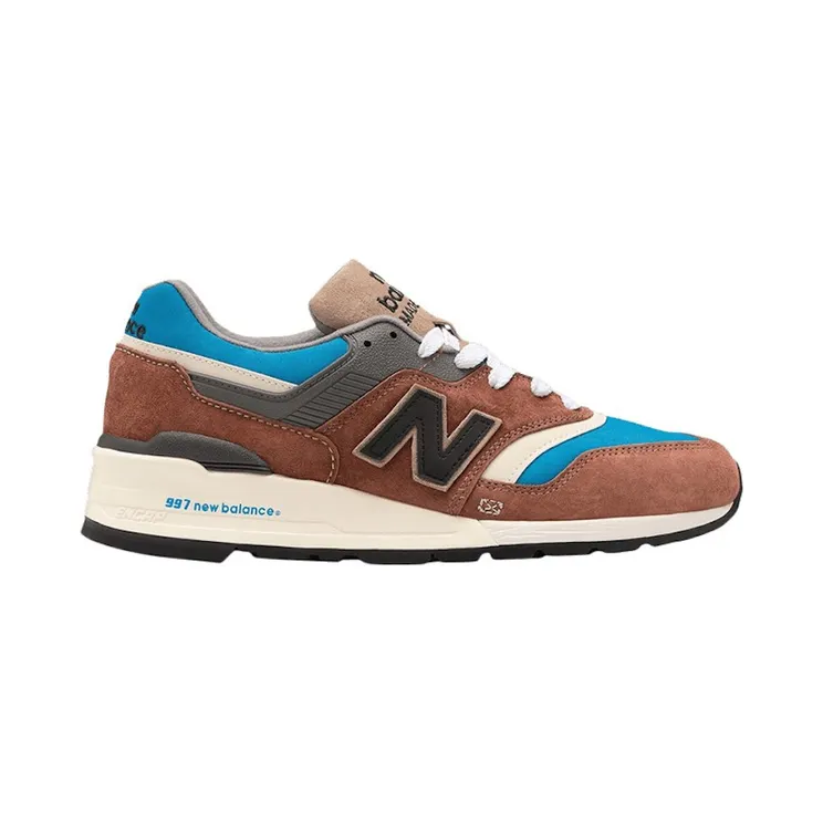 New Balance 997 MiUSA Elevated Basics Brown Blue White (M997S0E)
