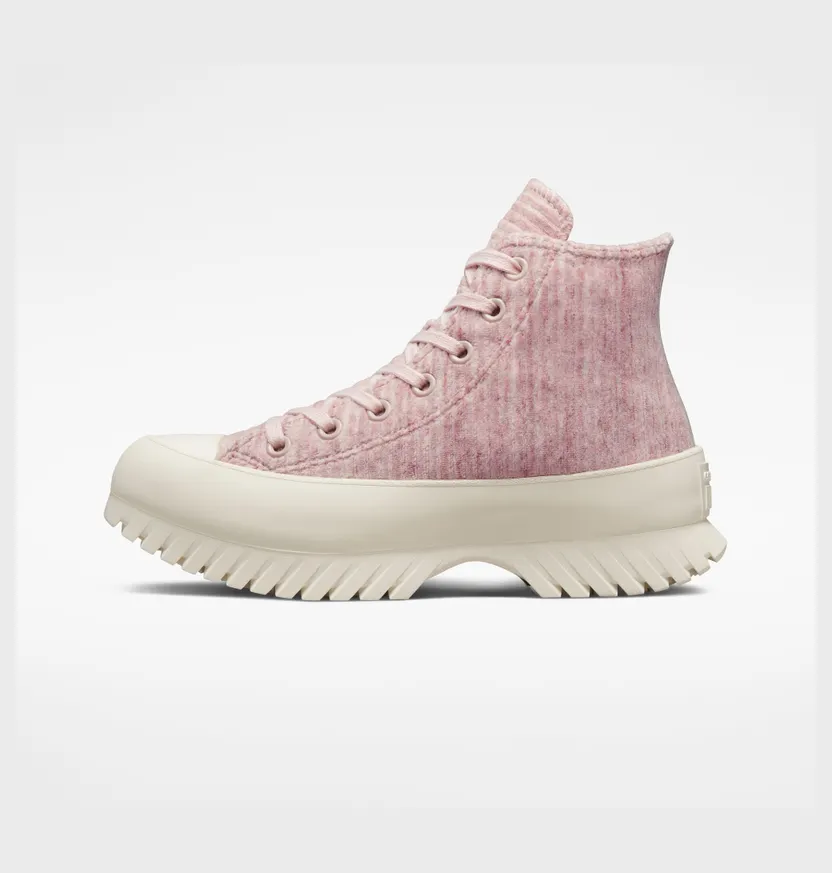 Converse Chuck Taylor All Star Lugged 2.0 Striped Knit Stone Mauve/saddle/egret