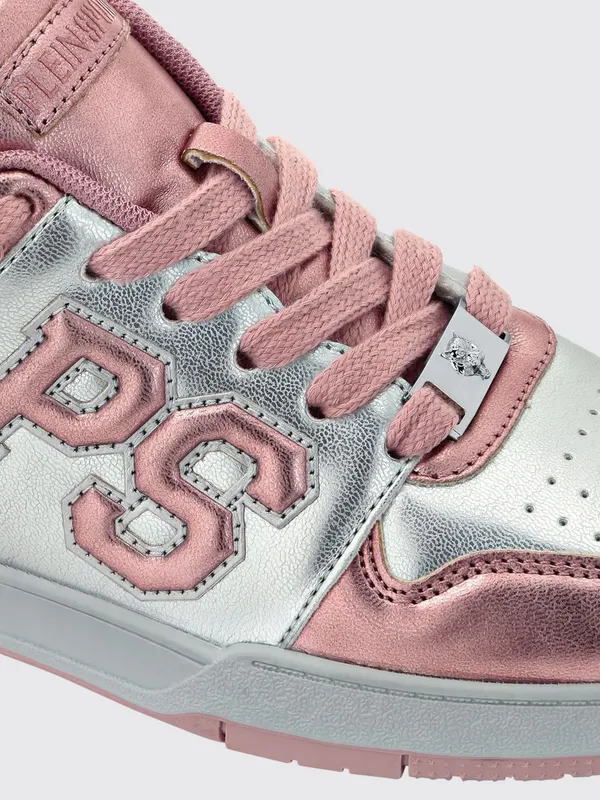 Plein Sport Viper II Laminated Leather Pink (FAESWSC2772SLE004N0370)