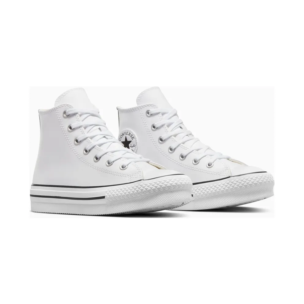 Converse Chuck Taylor All Star Lift Platform Leather White/natural Ivory/Black