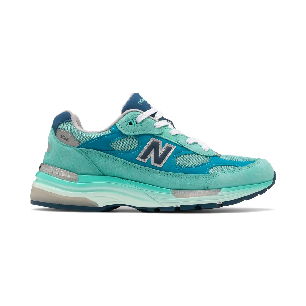 New Balance 992 MiUSA Blue Silver Metallic (M992TB)