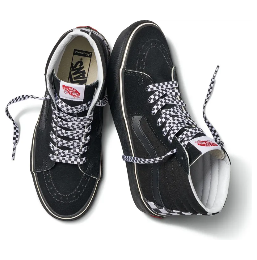 VANS Gepersonaliseerde Checkerboard Black Sk8-hi Zwart (VN0A3CST904)