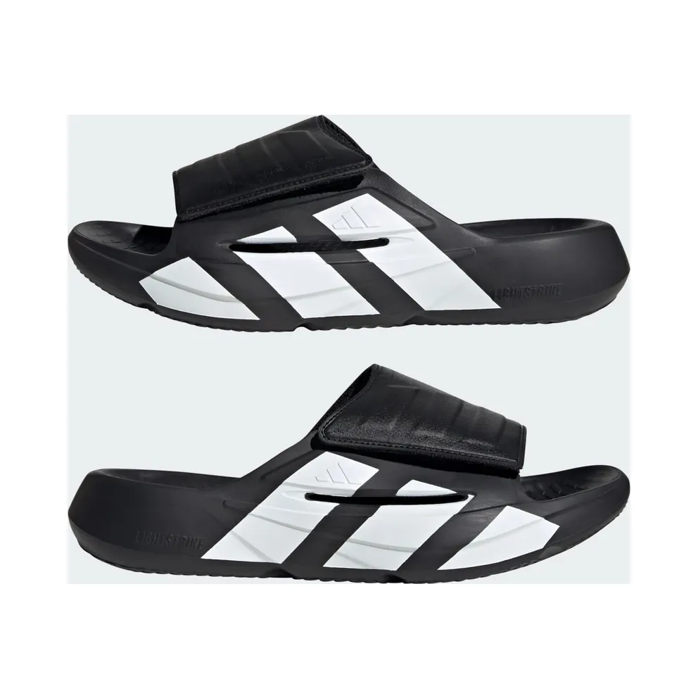 adidas Lightblaze Slides Black White (JR1253)