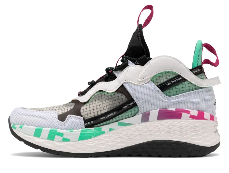 New Balance Test Run Project 2 White Black Neon Emerald (W) White/Black-Neon Emerald (WTRP2WB)