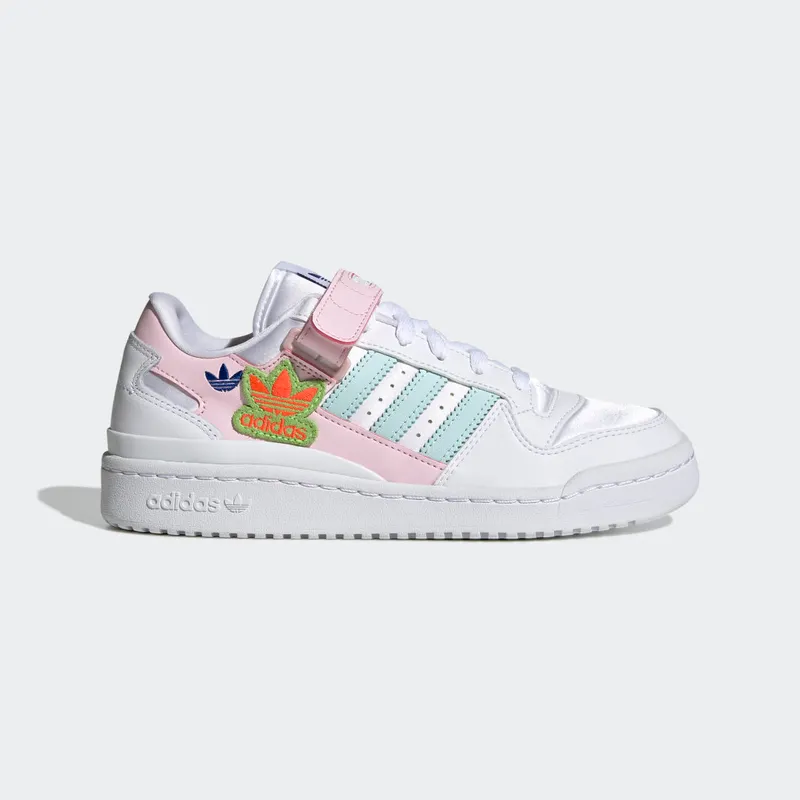 adidas Forum Low Cloud White / Clear Pink / Halo Mint (H05118)