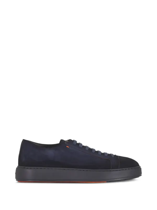 Santoni Sneakers aus Wildleder – Blau (FORDAOLU60)