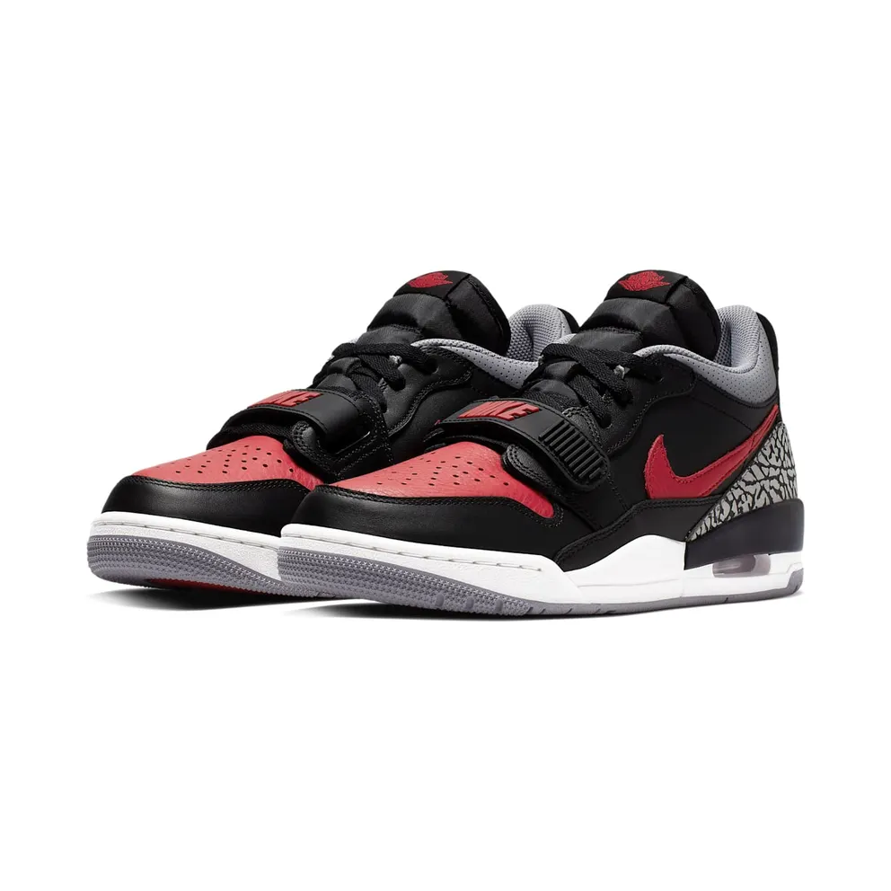 Jordan Legacy 312 Low Bred Cement Black/Gym Red-Black-Cement Grey (CD7069-006)