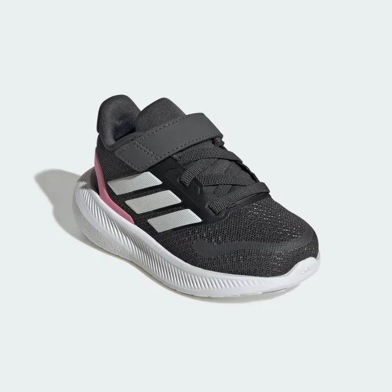 Adidas Runfalcon 5 Kids Grey Six / Crystal White / Bliss Pink (JQ8670)