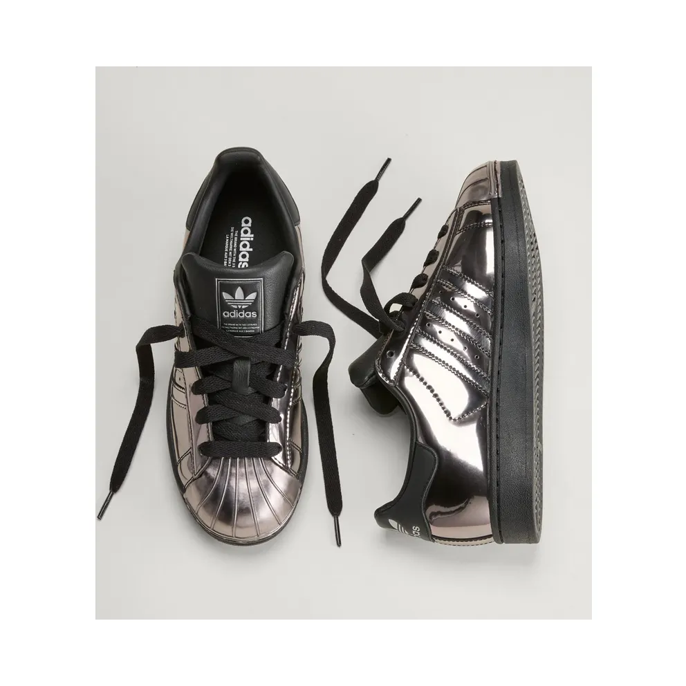 Adidas SUPERSTAR II Shoes Core Black / Core Black / Silver Metallic (KJ7128)