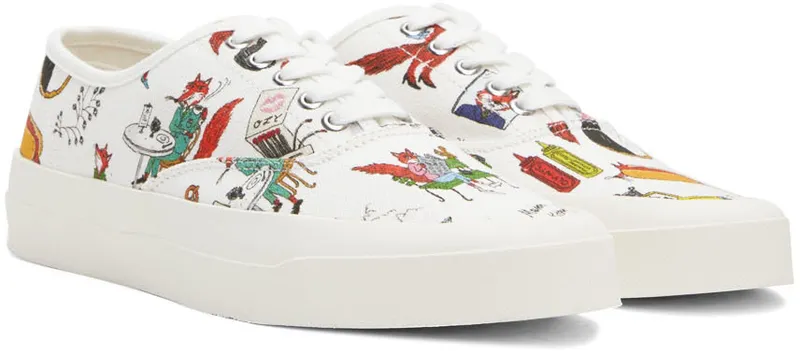 Maison Kitsuné White Olympia Le-Tan (IU04739WE4001)
